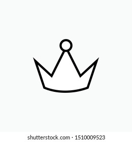 Crown Icon - Vector, Sign and Symbol for Design, Presentation, Website or Apps Elements.