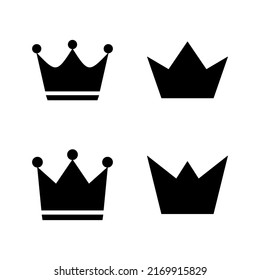 Crown icon vector. crown sign and symbol