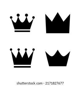 Crown icon vector. crown sign and symbol