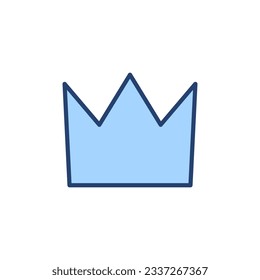 Crown icon vector. crown sign and symbol