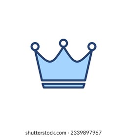 Crown icon vector. crown sign and symbol