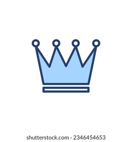 Crown icon vector. crown sign and symbol