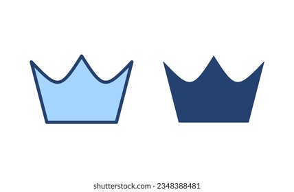 Crown icon vector. crown sign and symbol