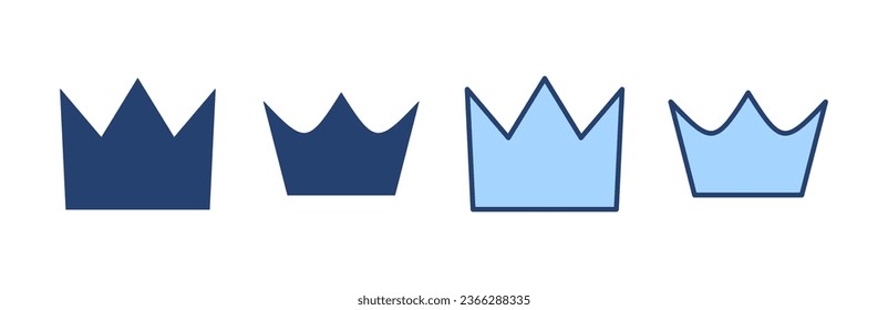 Crown icon vector. crown sign and symbol