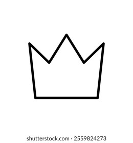 Crown icon vector. crown sign and symbol