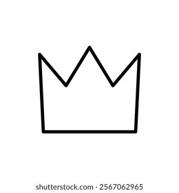 Crown icon vector. crown sign and symbol