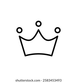 Crown icon vector. crown sign and symbol