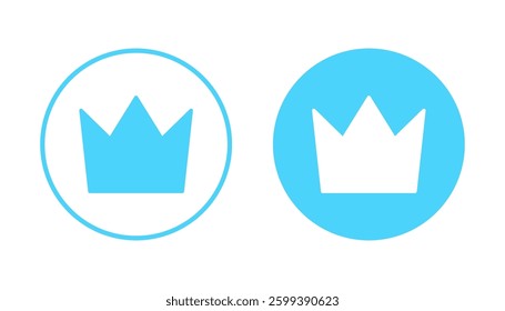 Crown icon vector. crown sign and symbol