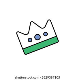 Crown Icon vector stock illustration