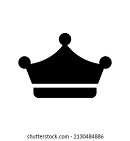Crown Icon Vector Symbol Design Illustration