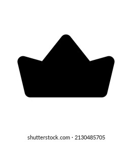 Crown Icon Vector Symbol Design Illustration
