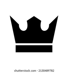 Crown Icon Vector Symbol Design Illustration