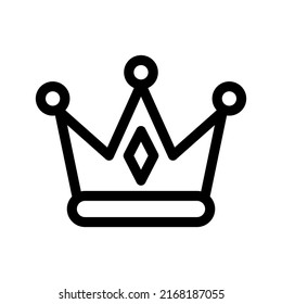 Crown Icon Vector Symbol Design Illustration