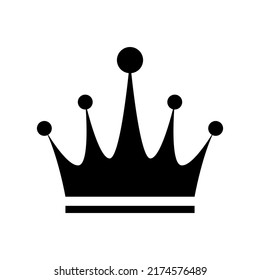 Icono Crown Vector Símbolo Diseño Ilustración
