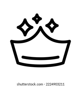 Crown Icon Vector Symbol Design Illustration
