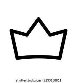 Crown Icon Vector Symbol Design Illustration