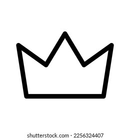 Crown Icon Vector Symbol Design Illustration