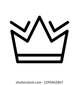 Crown Icon Vector Symbol Design Illustration