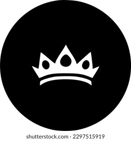 Crown icon vector symbol design illustration