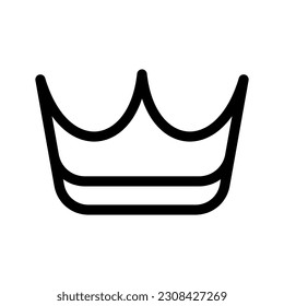 Crown Icon Vector Symbol Design Illustration
