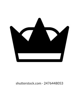 Crown Icon Vector Symbol Design Illustration
