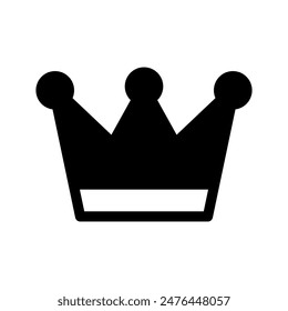 Crown Icon Vector Symbol Design Illustration