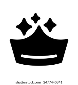 Crown Icon Vector Symbol Design Illustration