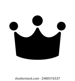 Crown Icon Vector Symbol Design Illustration