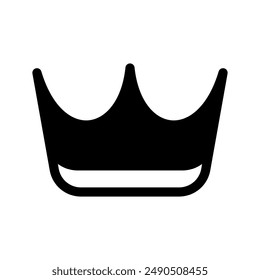 Crown Icon Vector Symbol Design Illustration