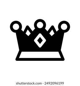 Crown Icon Vector Symbol Design Illustration