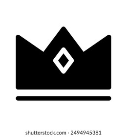 Crown Icon Vector Symbol Design Illustration