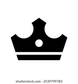 Crown Icon Vector Symbol Design Illustration