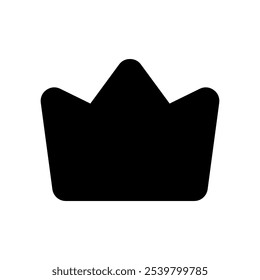 Ilustración de diseño de símbolo de Vector de icono de corona