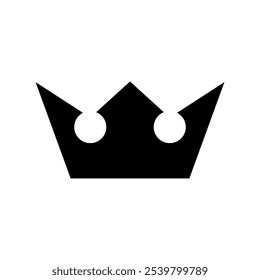 Crown Icon Vector Symbol Design Illustration