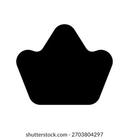 Ilustración de diseño de símbolo de Vector de icono de corona