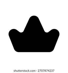 Zeichnung des Kronensymbols mit Vektorsymbol