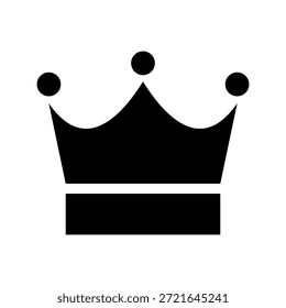 Crown Icon Vector Symbol Design Illustration