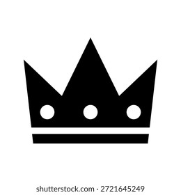Ilustración de diseño de símbolo de Vector de icono de corona