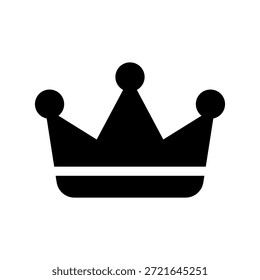 Ilustración de diseño de símbolo de Vector de icono de corona
