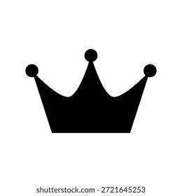Crown Icon Vector Symbol Design Illustration