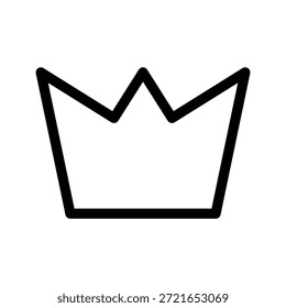 Ilustración de diseño de símbolo de Vector de icono de corona