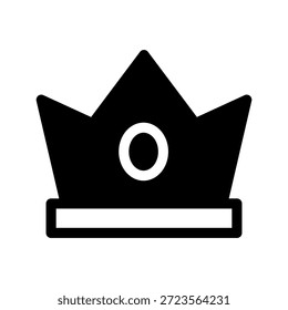 Zeichnung des Kronensymbols mit Vektorsymbol