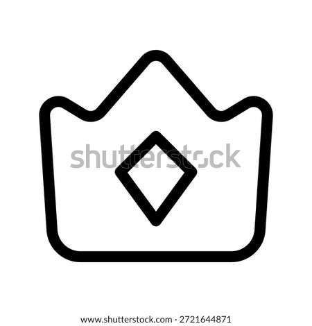 Crown Icon Vector Symbol Design Illustration