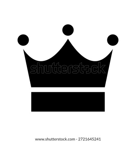 Crown Icon Vector Symbol Design Illustration