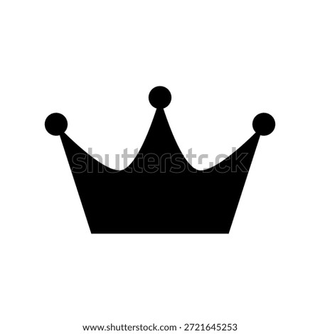 Crown Icon Vector Symbol Design Illustration