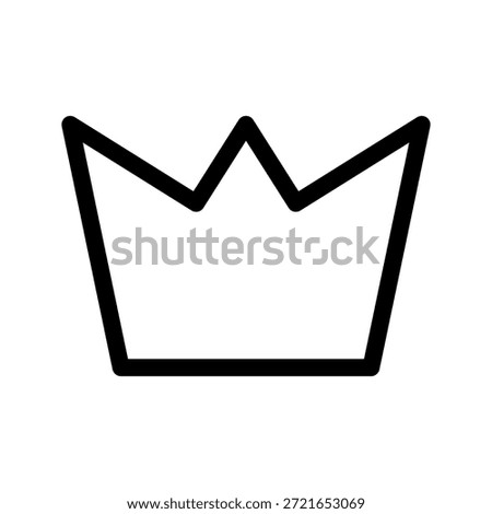 Crown Icon Vector Symbol Design Illustration