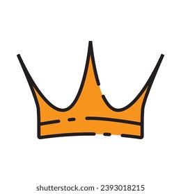 crown icon vector template illustration logo design