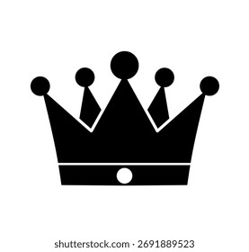 crown icon vector with trendy design