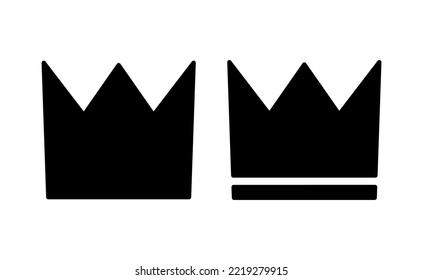 Crown icon vector for web and mobile app. crown sign and symbol