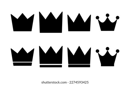 Crown icon vector for web and mobile app. crown sign and symbol